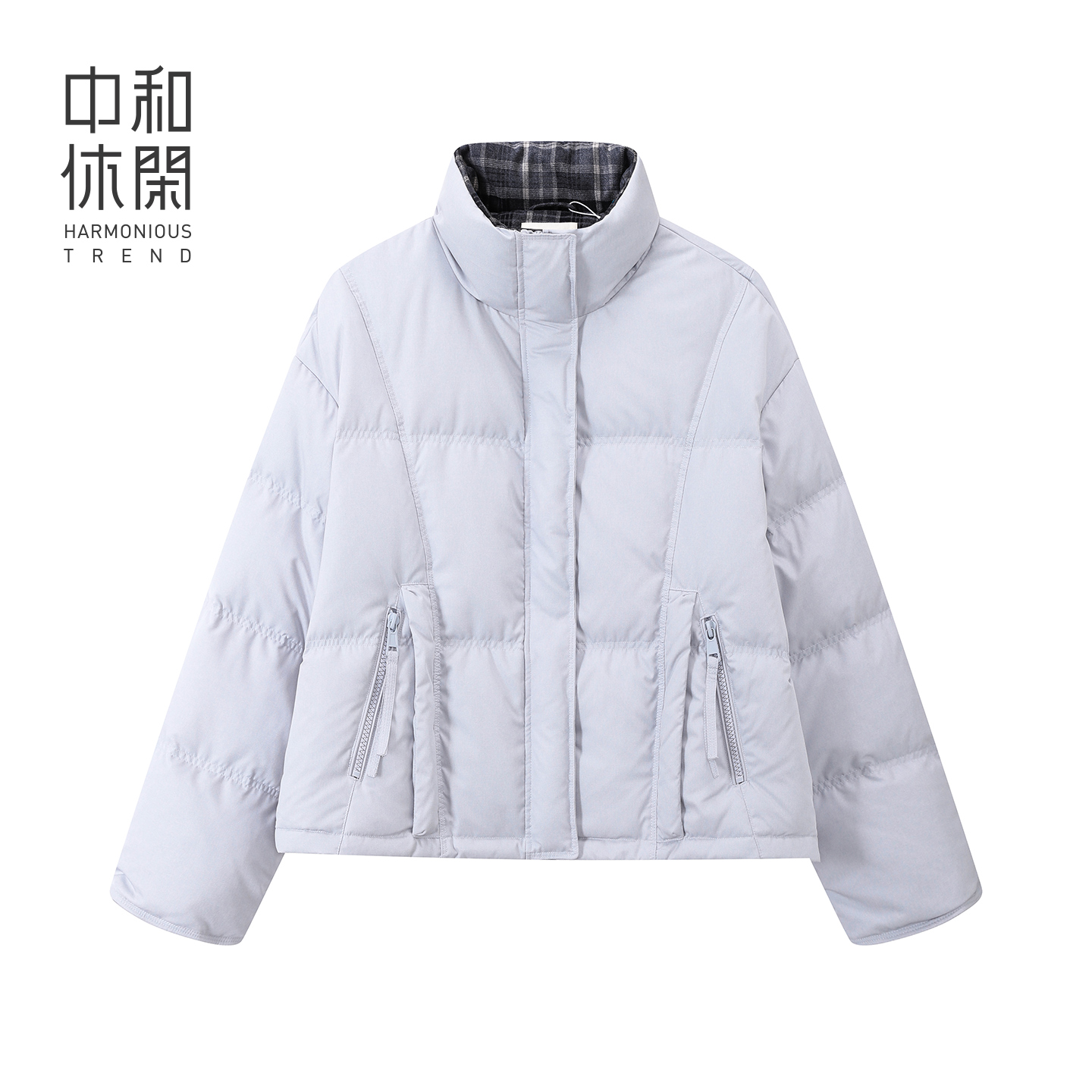 中和休闲短款羽绒服女25冬新款时尚休闲保暖小个子外套H64277041