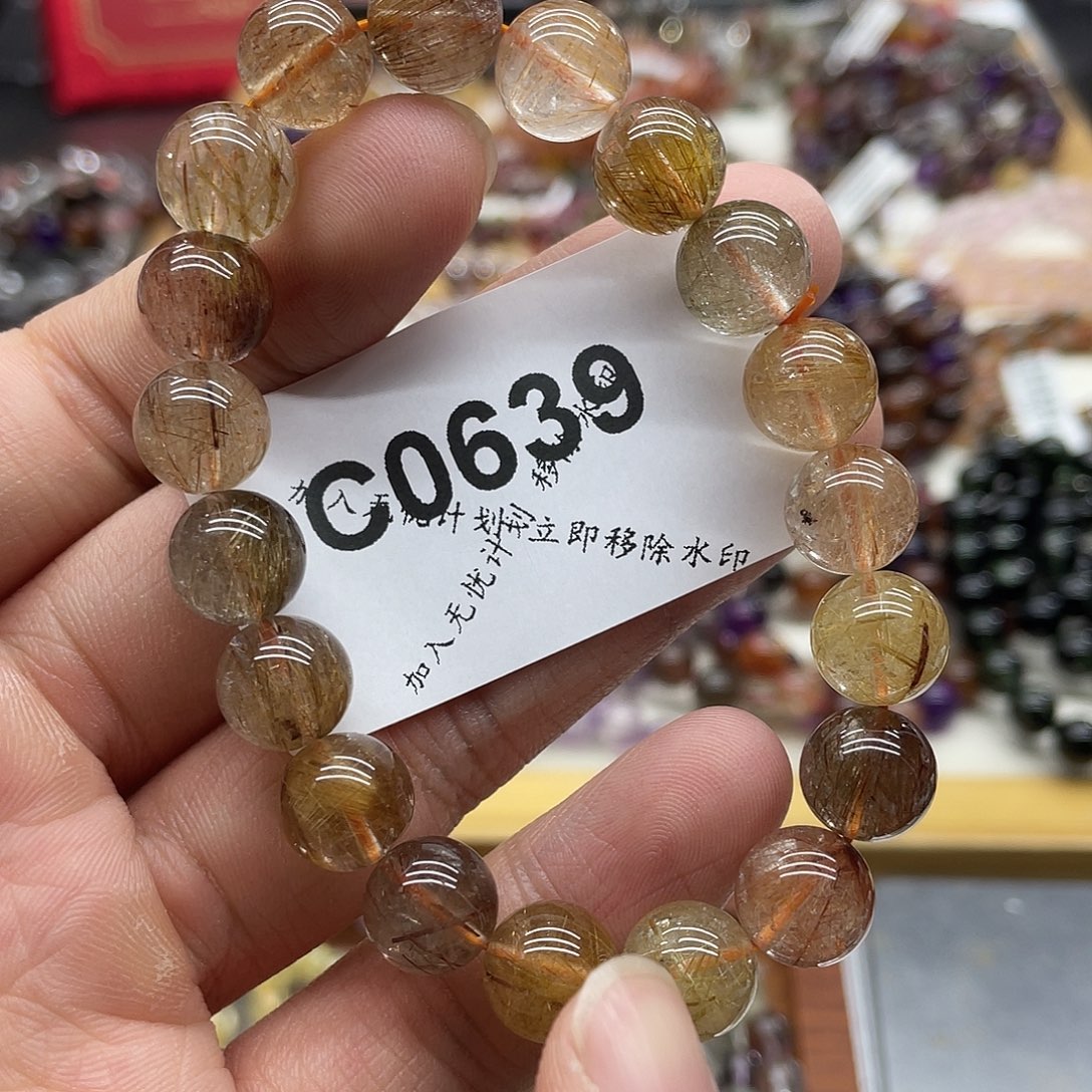 未镶嵌水晶手链天然