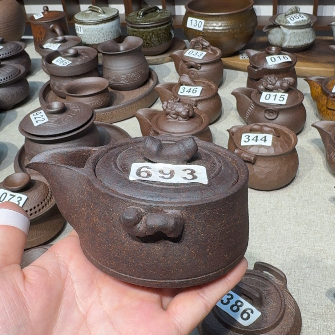 瓷粗瓷茶具素色盖碗