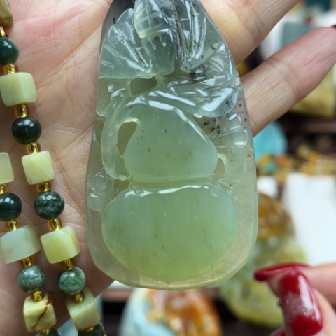 岫玉挂件未镶嵌挂件