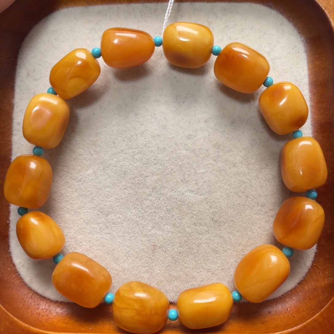 蜜蜡未镶嵌手串蜜蜡