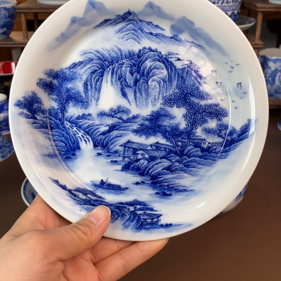 豚*景德镇陶瓷手工手绘