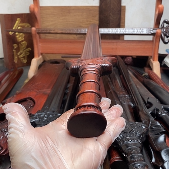 紫檀木木木一米青霜剑