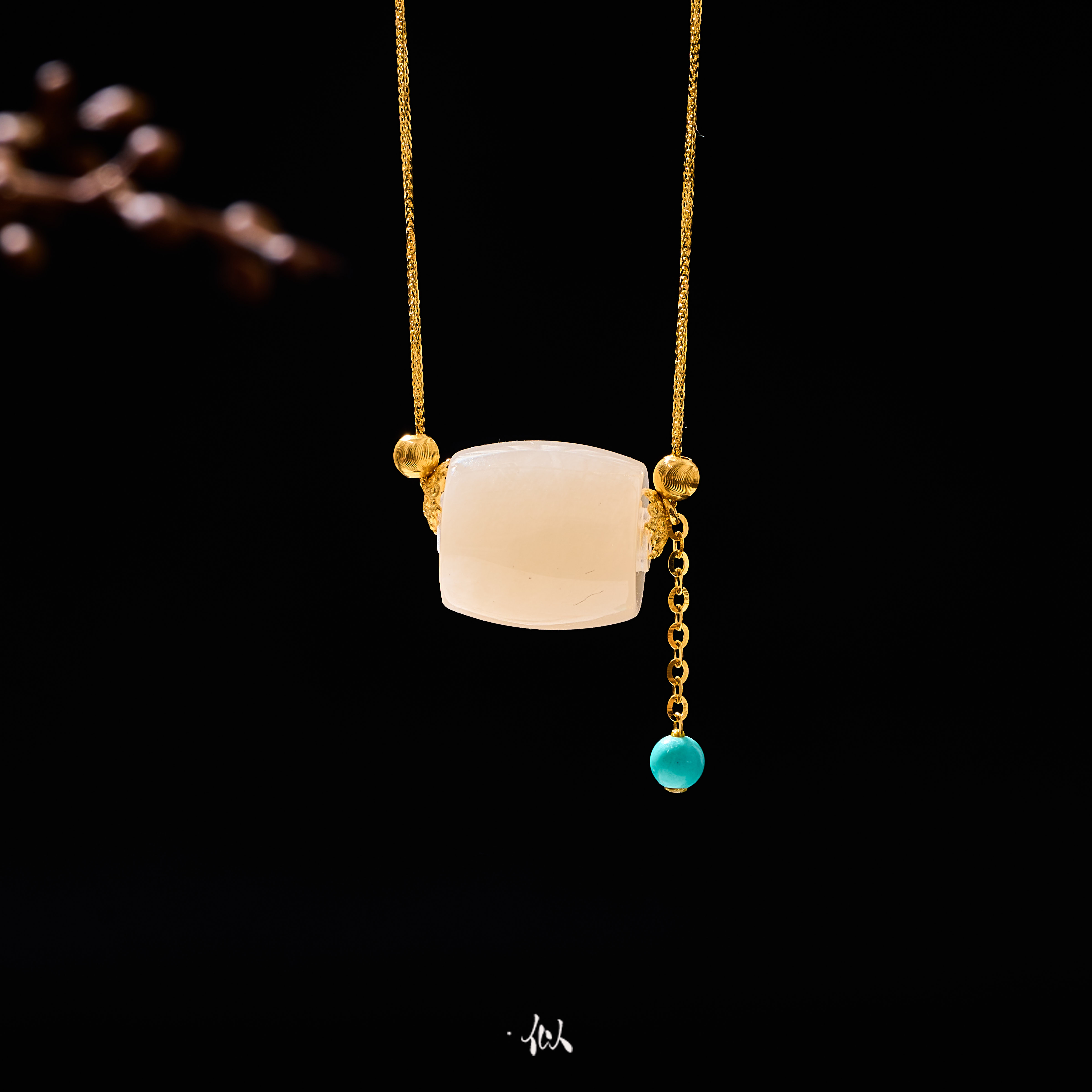 【予诺】·似梓珠宝· 18K藕粉桶珠项链  XYGD273978-C