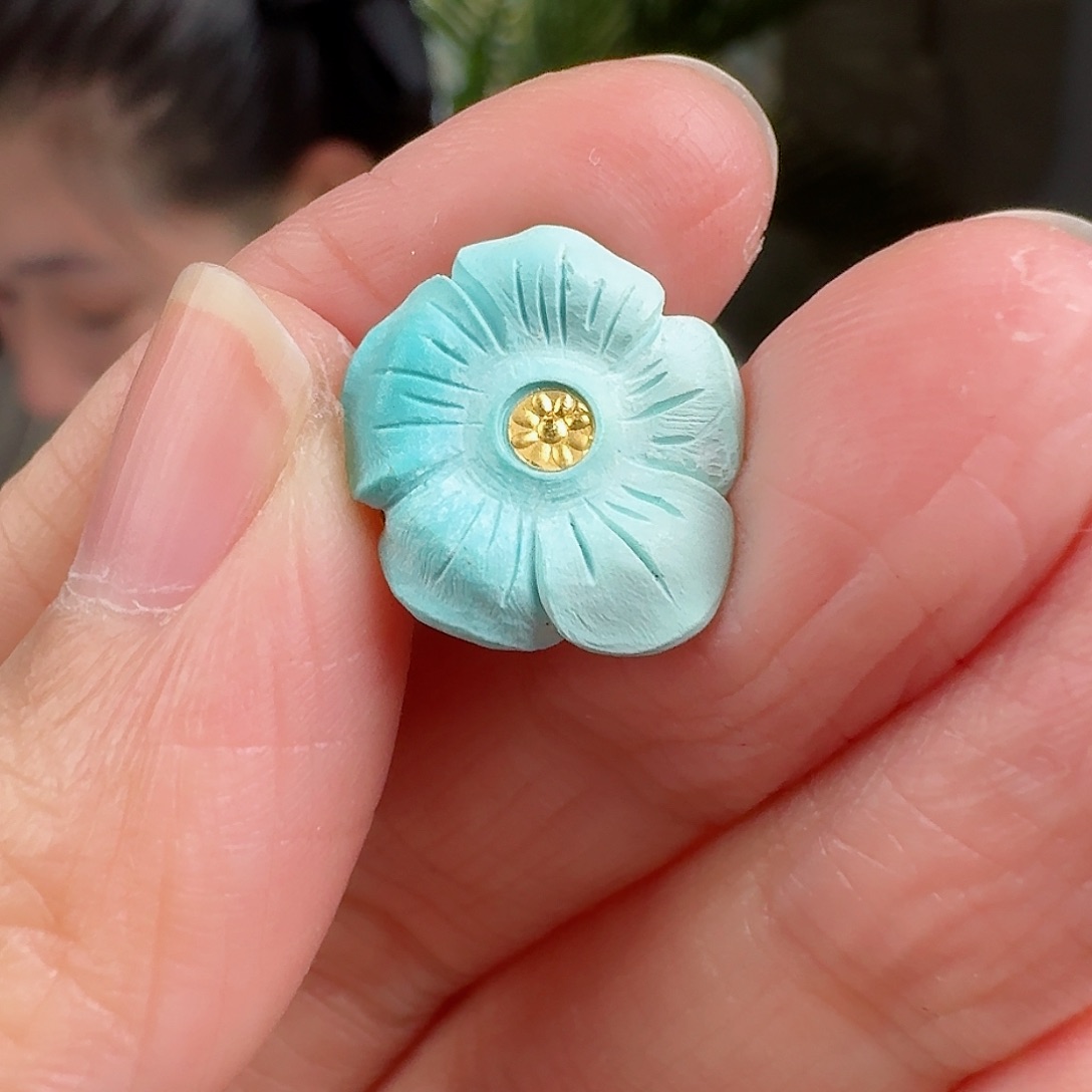 绿松石珠宝奇石未镶嵌