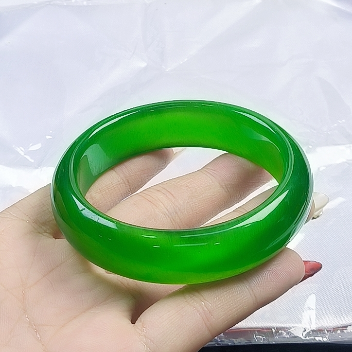 （聚宝严选）绿猫手镯宽妈妈款精致精美百搭时尚