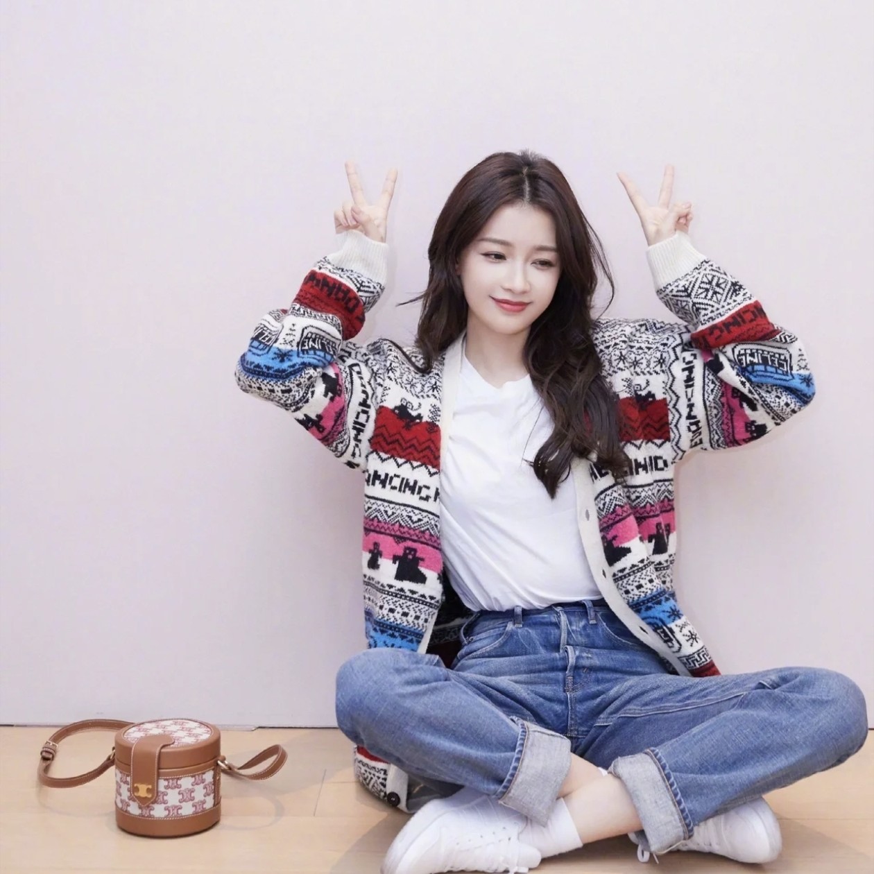 全新未使用 思琳 全新未使用 Celine/思琳 明星同款针织长袖开衫