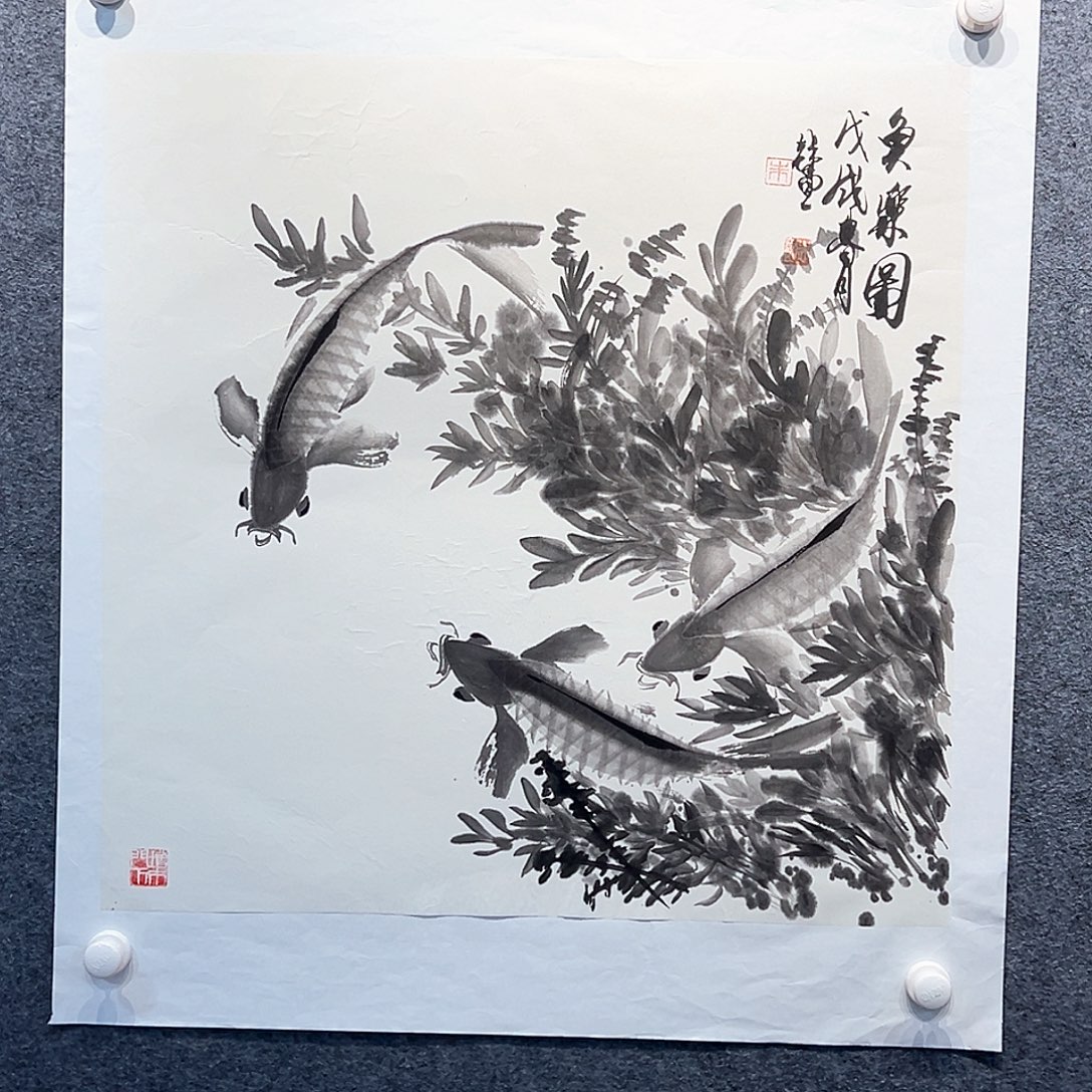 国画纯手绘系列画心
