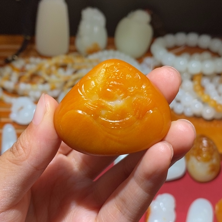 野***风和田玉未镶嵌颈饰