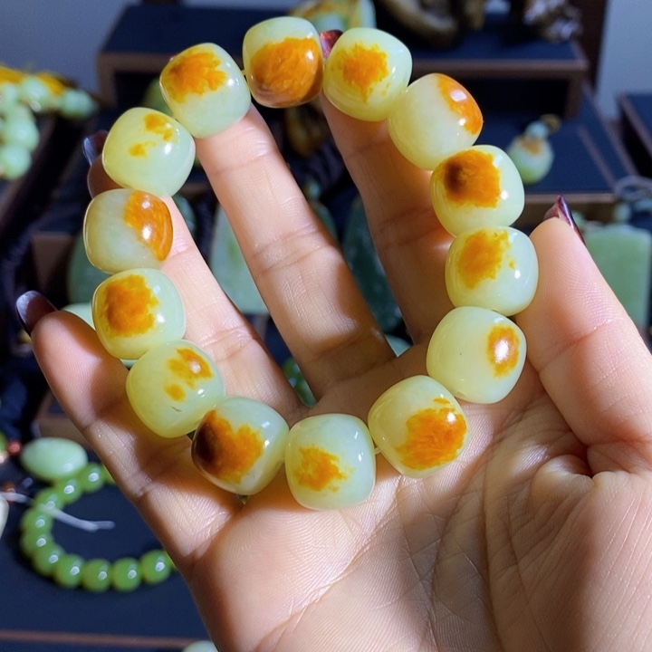 和田玉手链未镶嵌幸***1