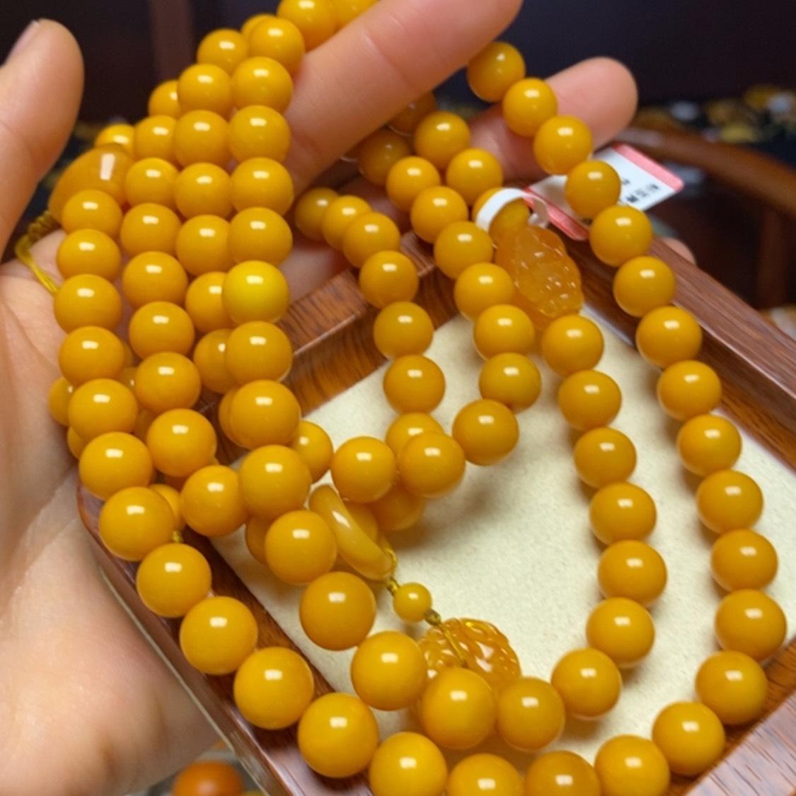 【闪购商品】蜜蜡手链未镶嵌手串