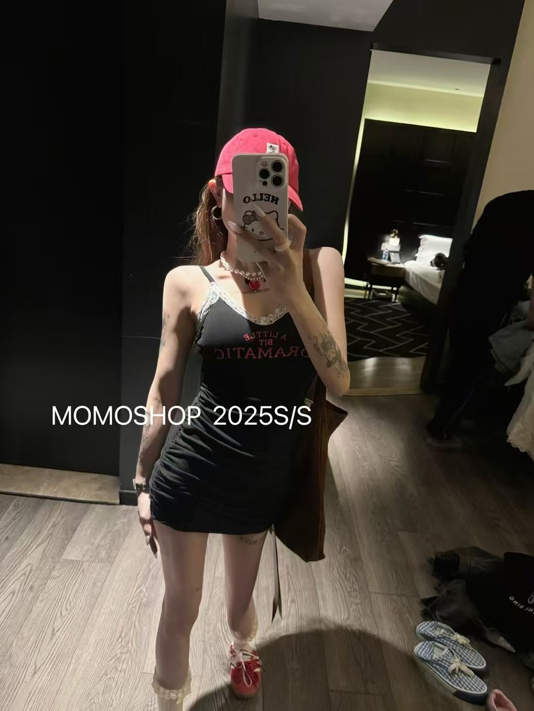 大娜小众～M时尚气质辣妹蕾丝吊带背心