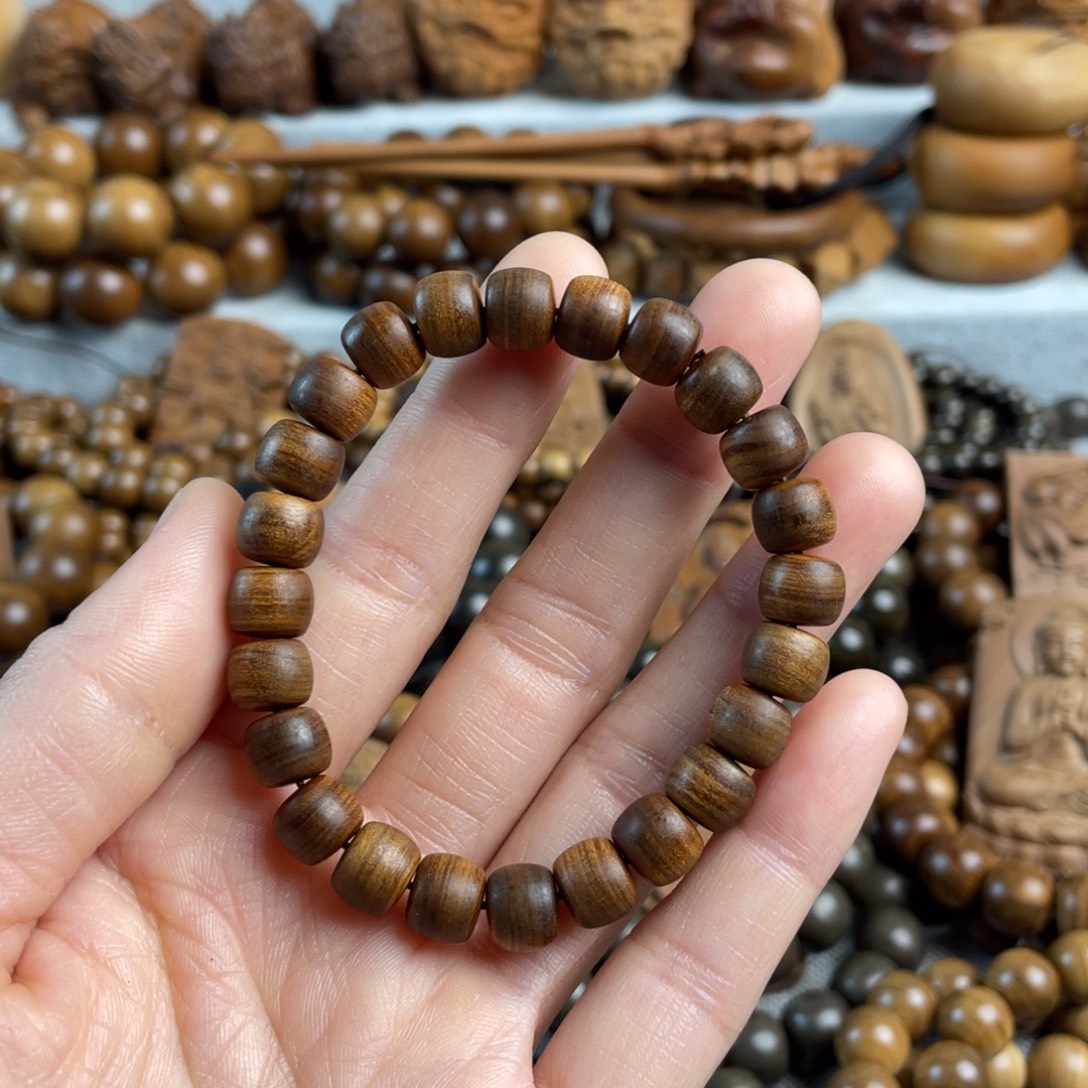 木老山檀香8/9单圈手串