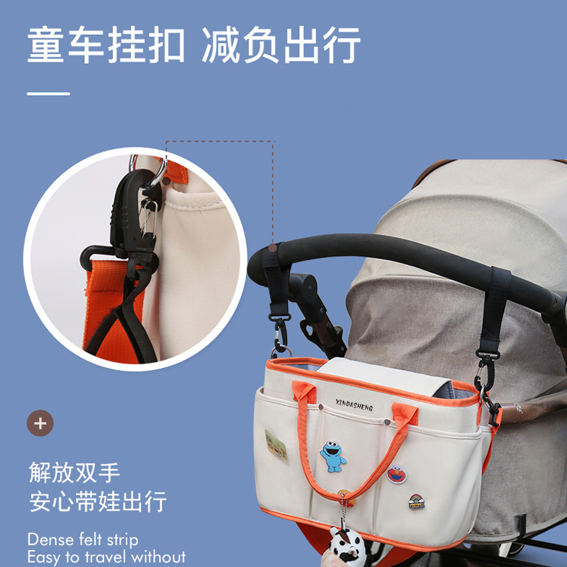 韩版手提大容量妈咪包奶瓶尿布时尚多功能便携包