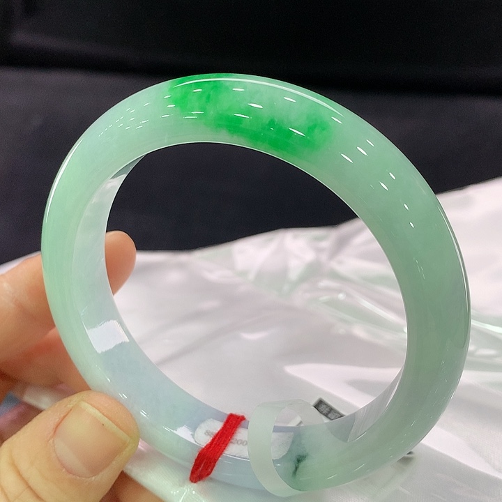 翡翠手镯未镶嵌正圈58.5