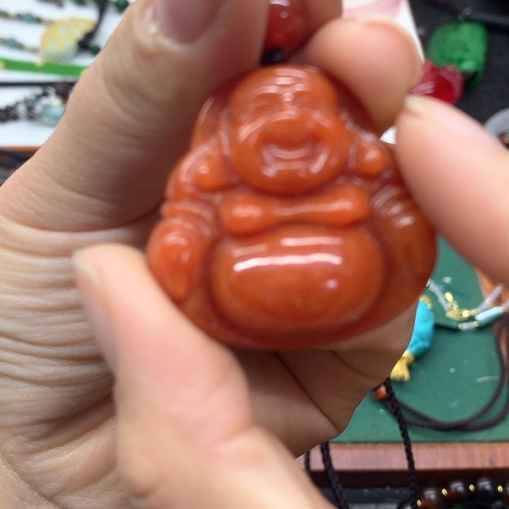 颈饰未镶嵌翡翠吊坠