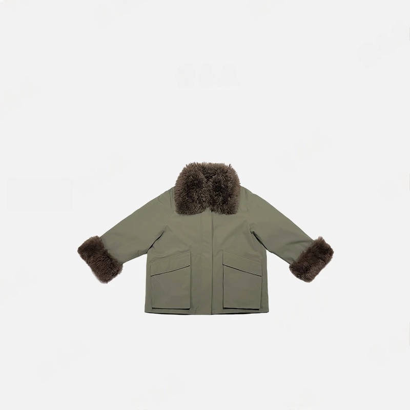 【文文专属】90派克白鹅绒可拆卸澳洲进口毛领鹅绒服