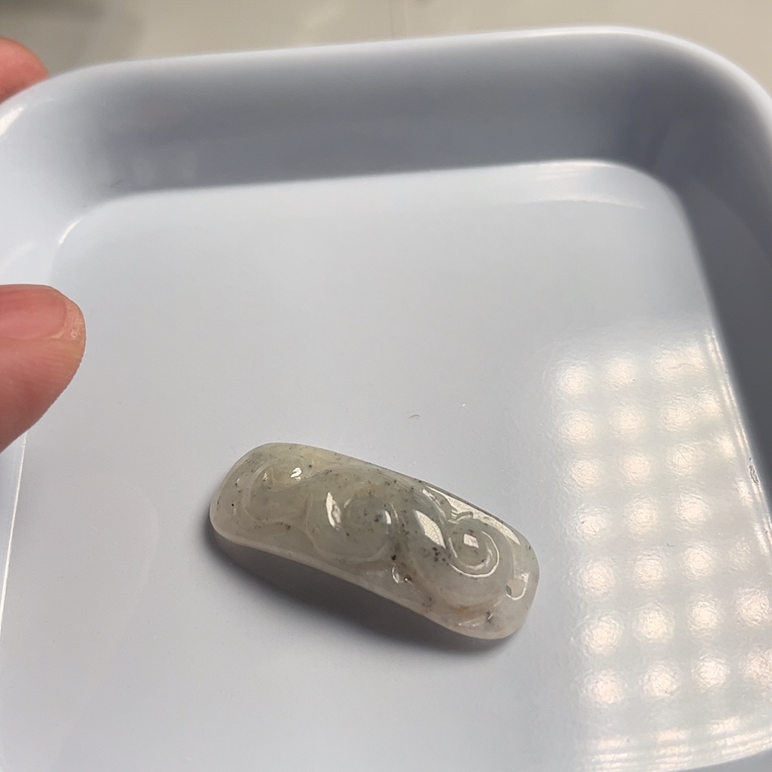 颈饰未镶嵌翡翠天然翡翠