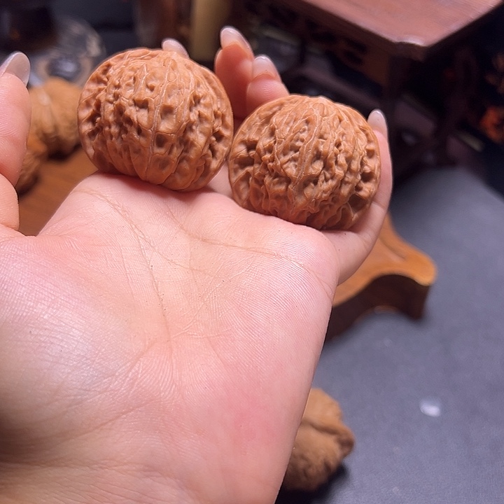 把件文玩核桃磨盘41全品