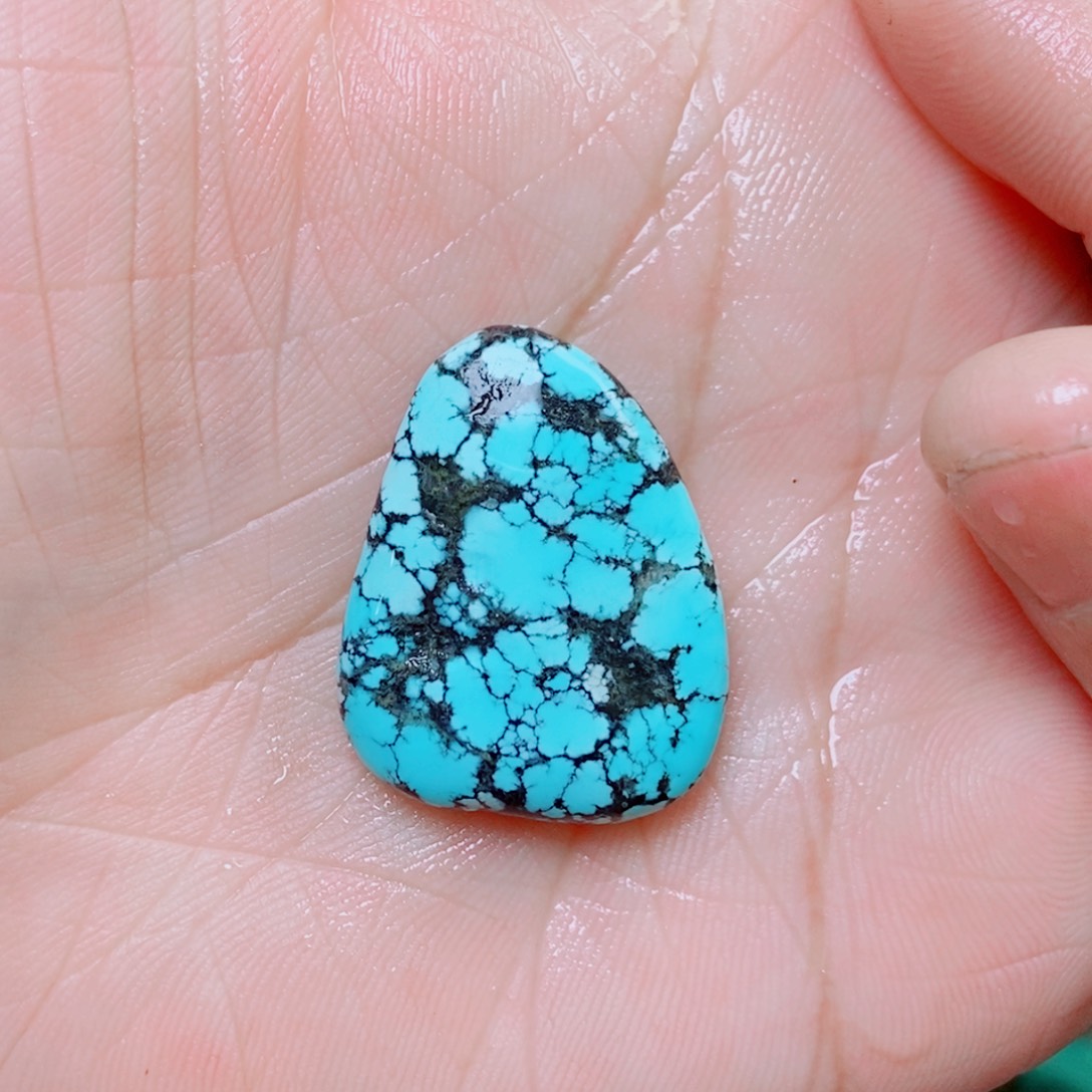 绿松石未镶嵌挂件