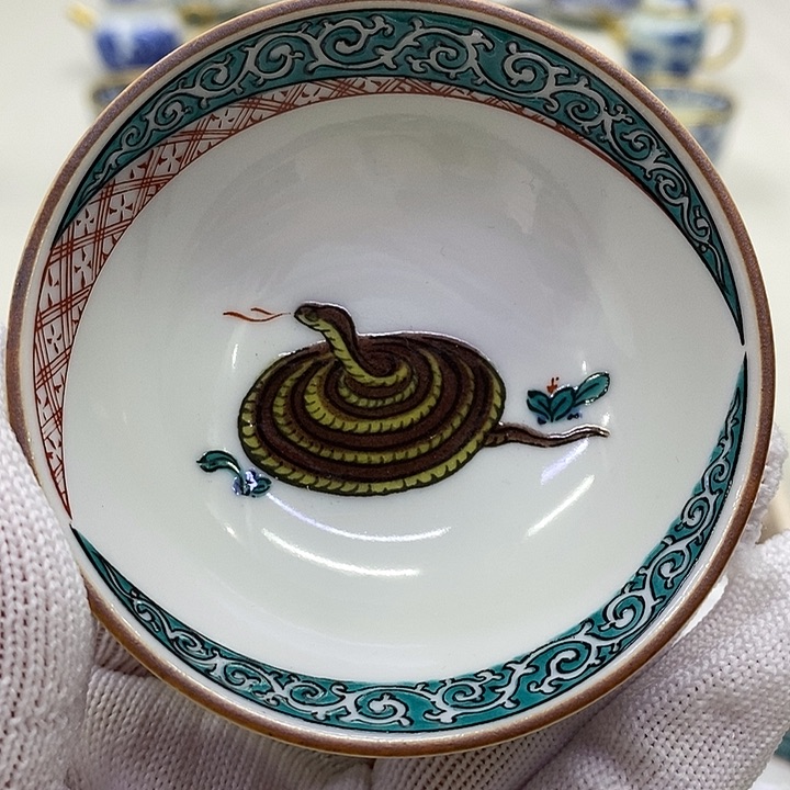 摆件口径7.5进口瓷器