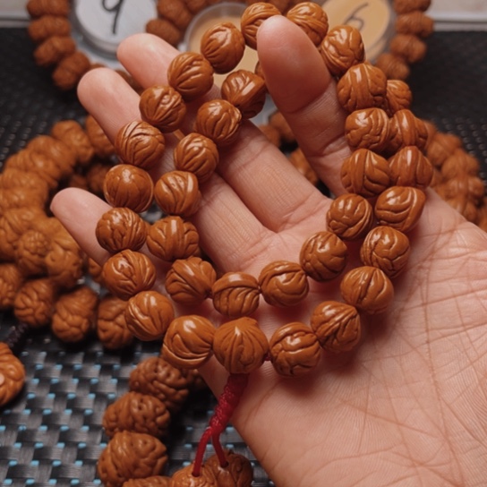 桃核手串龙纹桃核