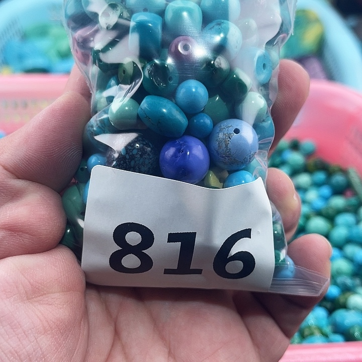 未镶嵌菱锰矿珠宝半成品