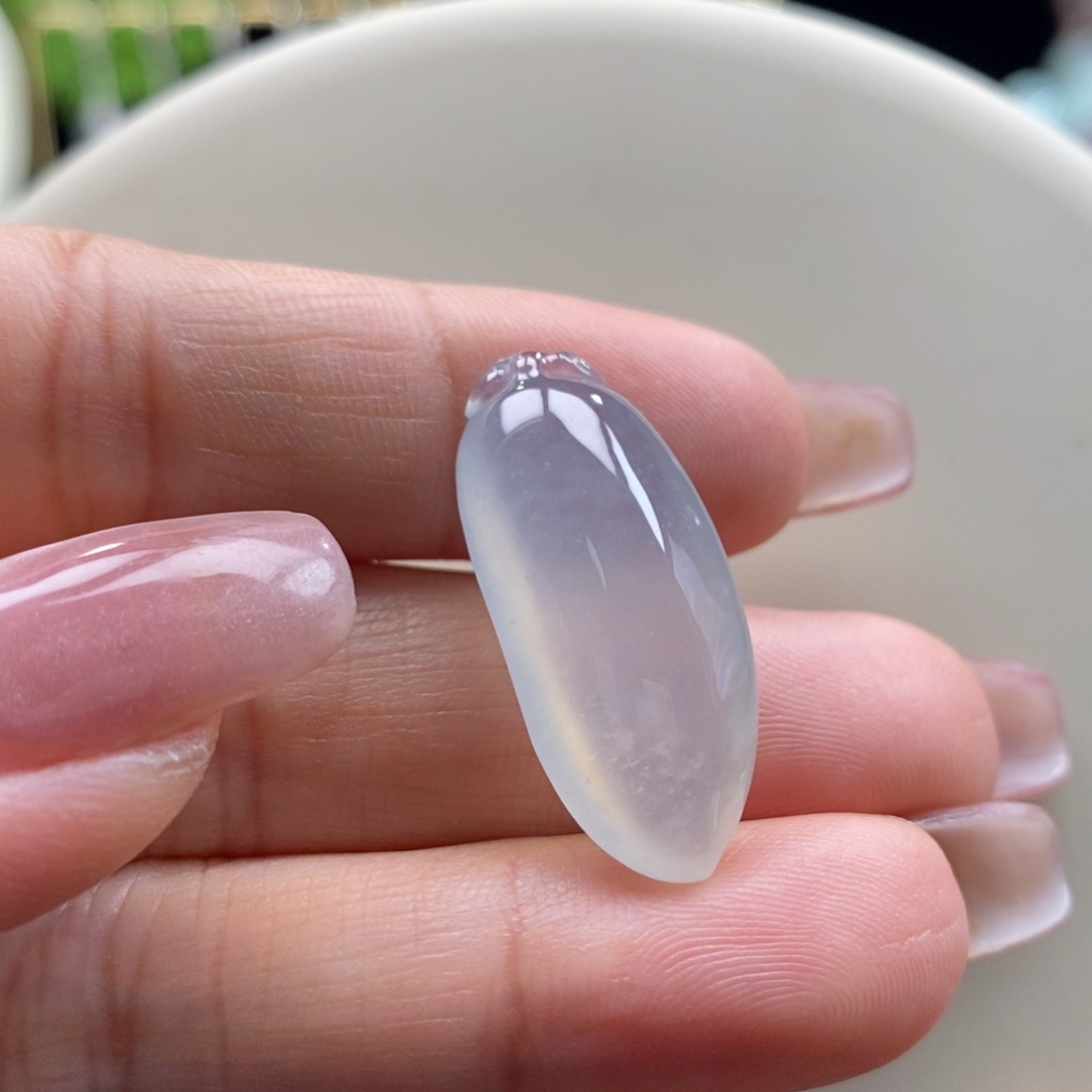 翡翠吊坠(不含链)未镶嵌翡翠冰福瓜