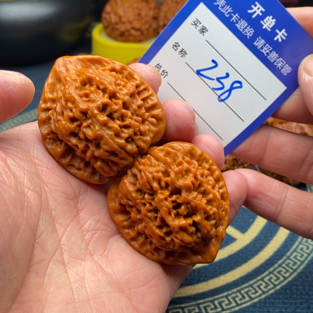 文玩核桃把件官帽42