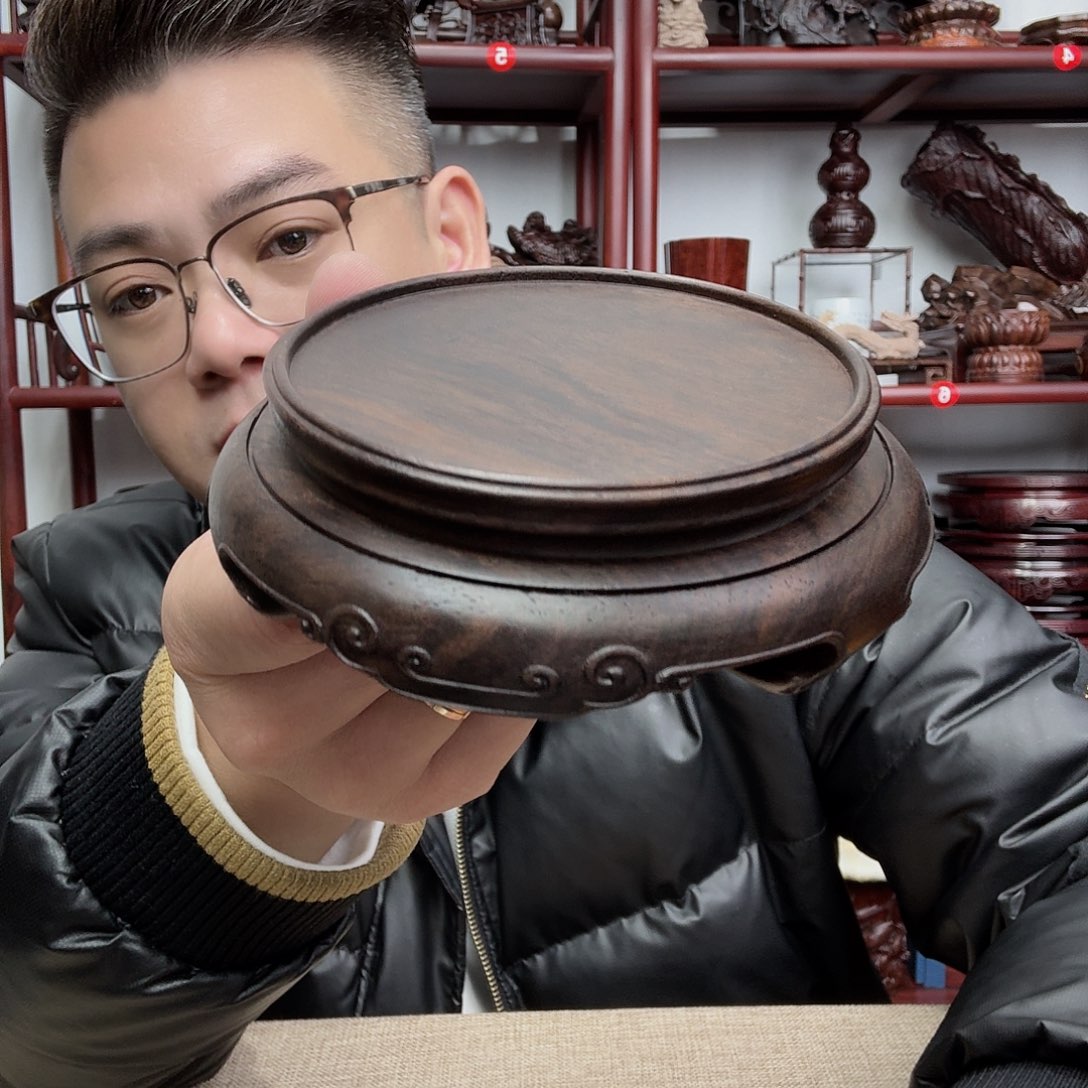 黑檀木工艺品底座