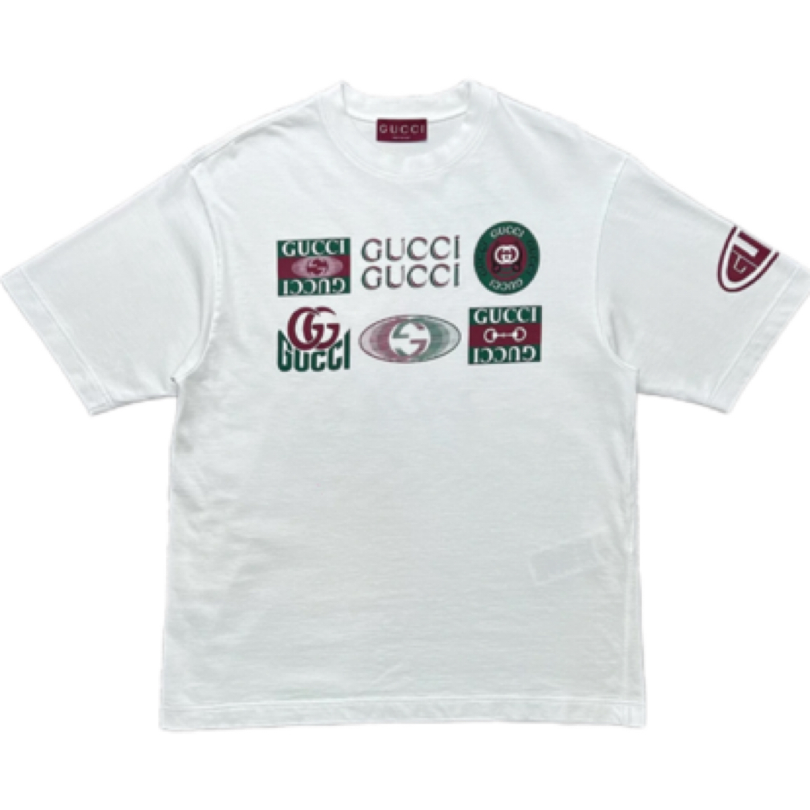 全新未使用 GUCCI/古驰 Logo印花短袖T恤 XS码 H0324