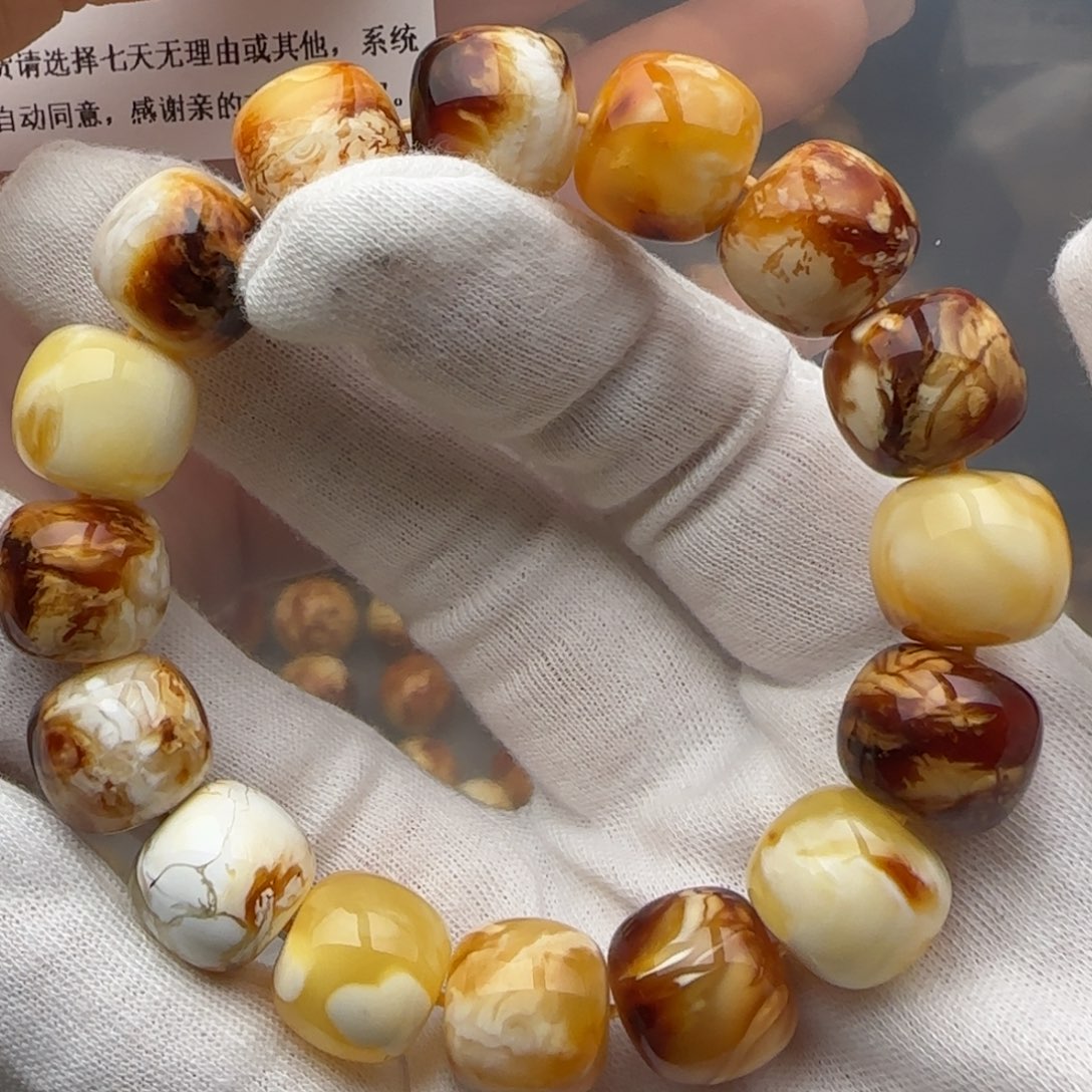 琥珀裸石未镶嵌琥珀蜜蜡