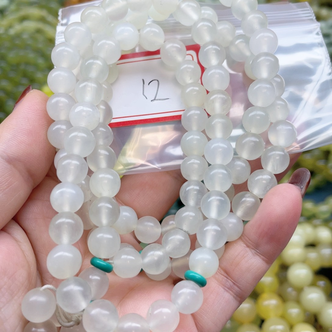 未镶嵌蛇纹石玉手串