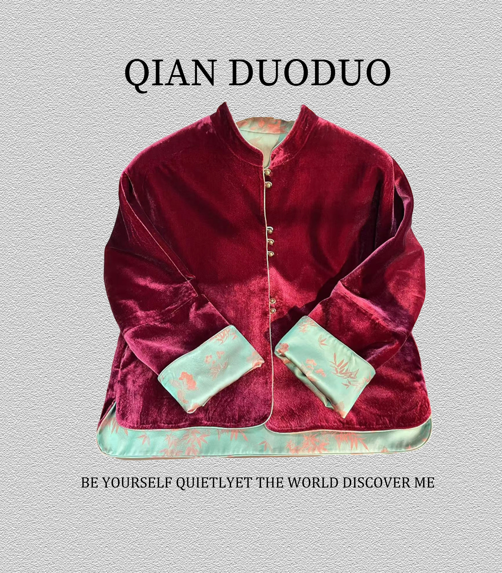 锦丝院微瑕【红红火火】冬季上新丝绒款外套时尚外套WTC67180162