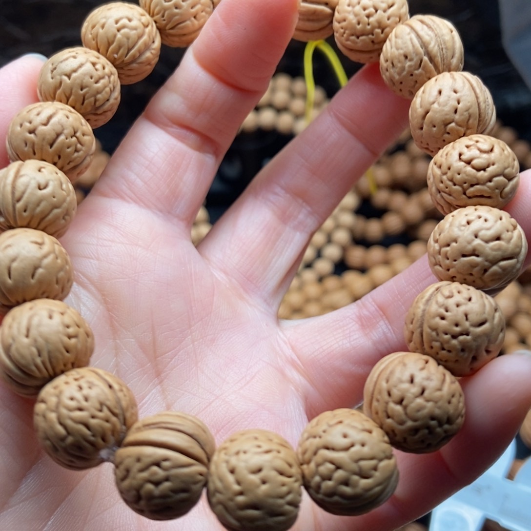 桃核手串金丹肌肉纹15尺原皮原色