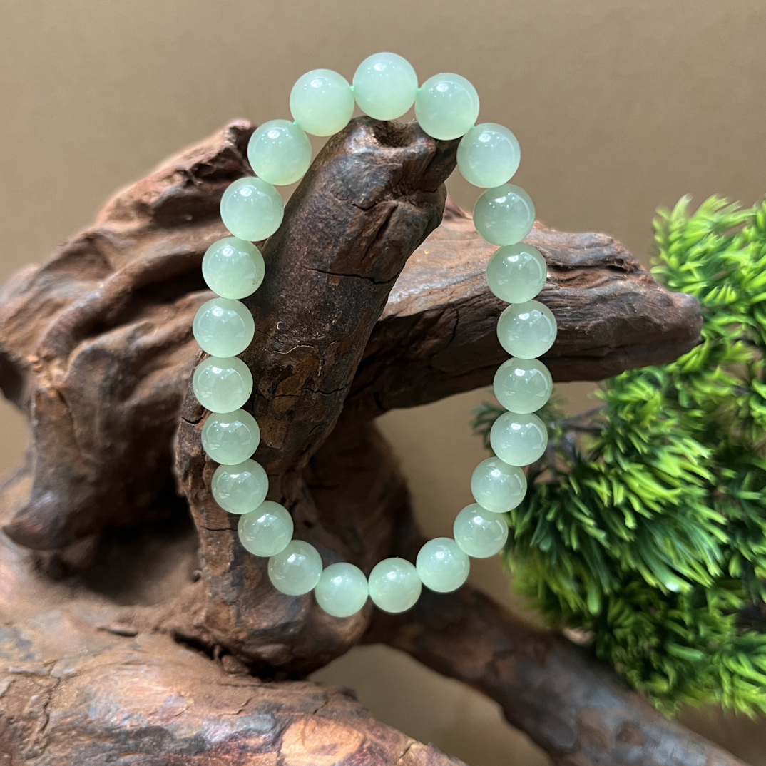 天然和田玉浅冰睛水手串女款轻奢小众高级感饰品