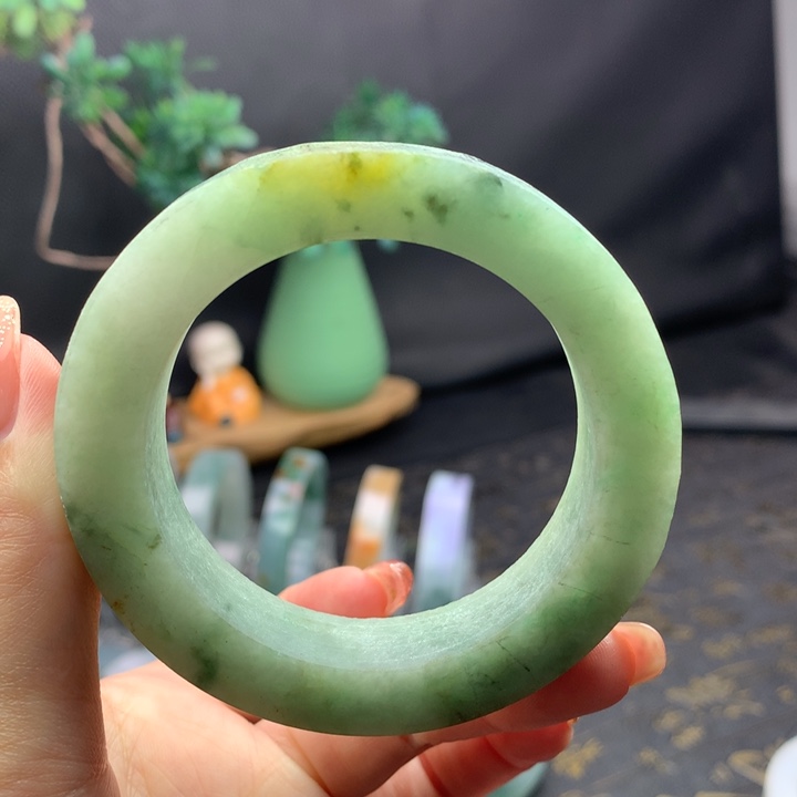 定制翡翠未镶嵌故事里的小黄花