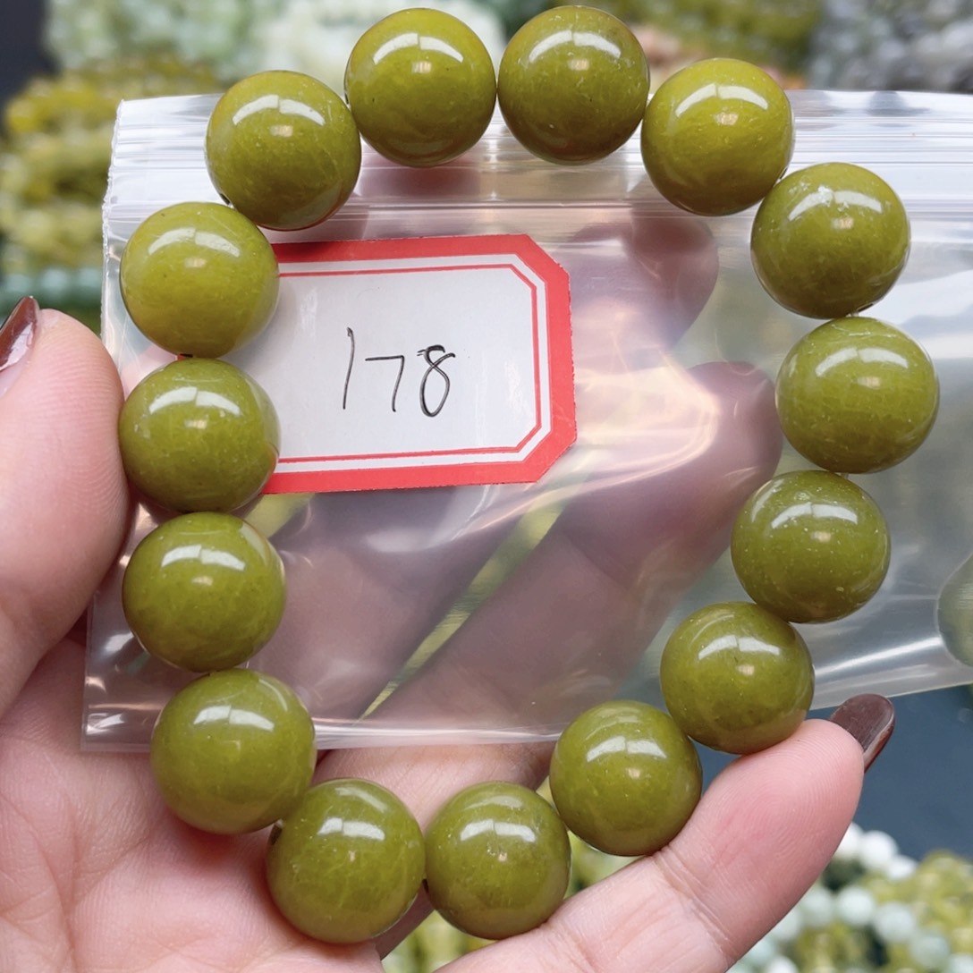 未镶嵌蛇纹石玉手串