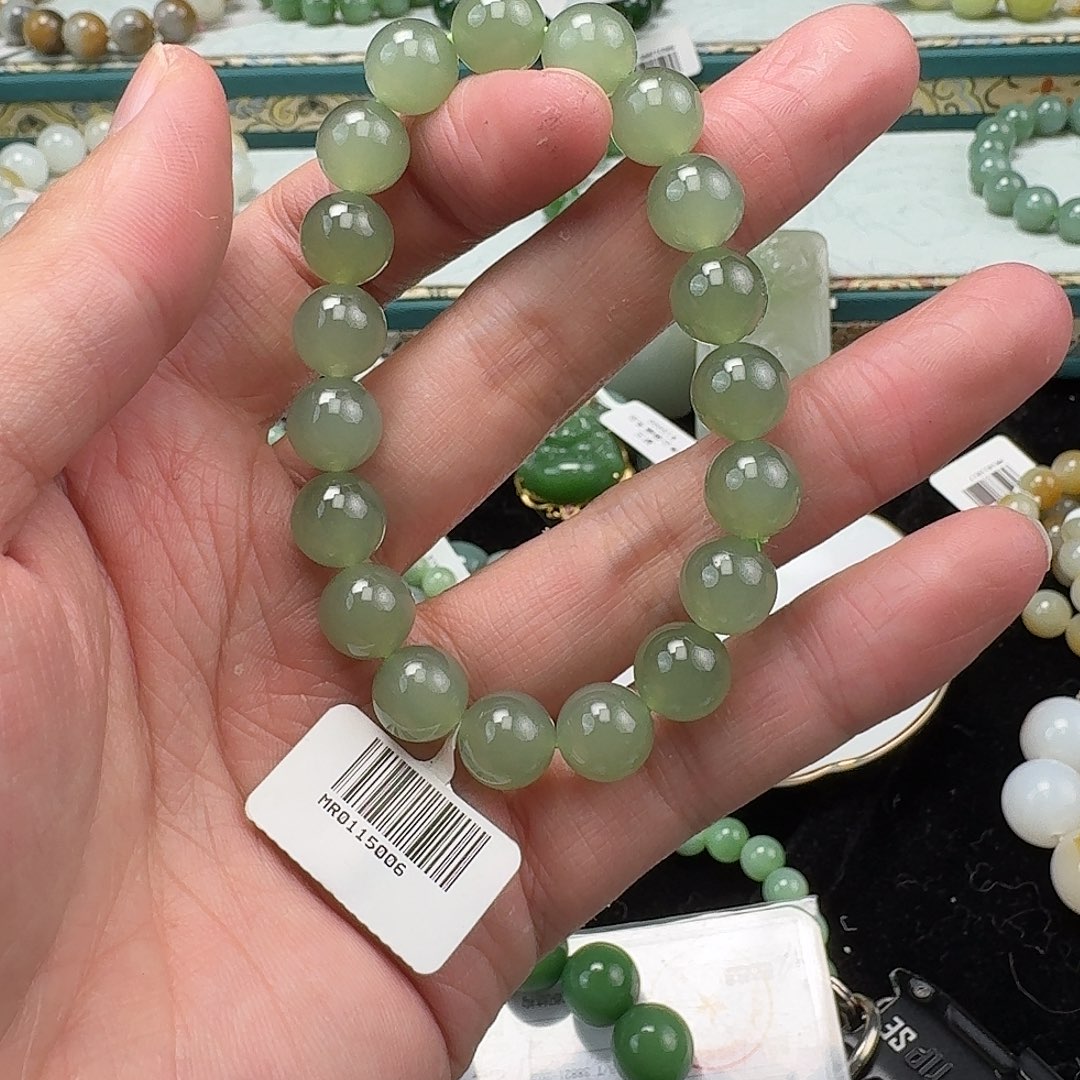 和田玉手串未镶嵌