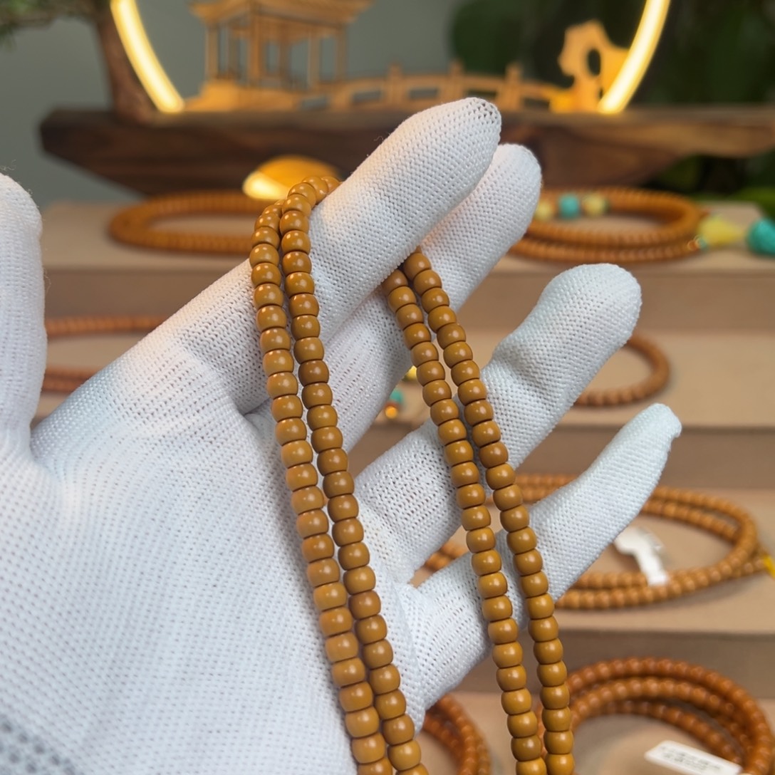 橄榄核手串/手链5.1核尖脖挂素