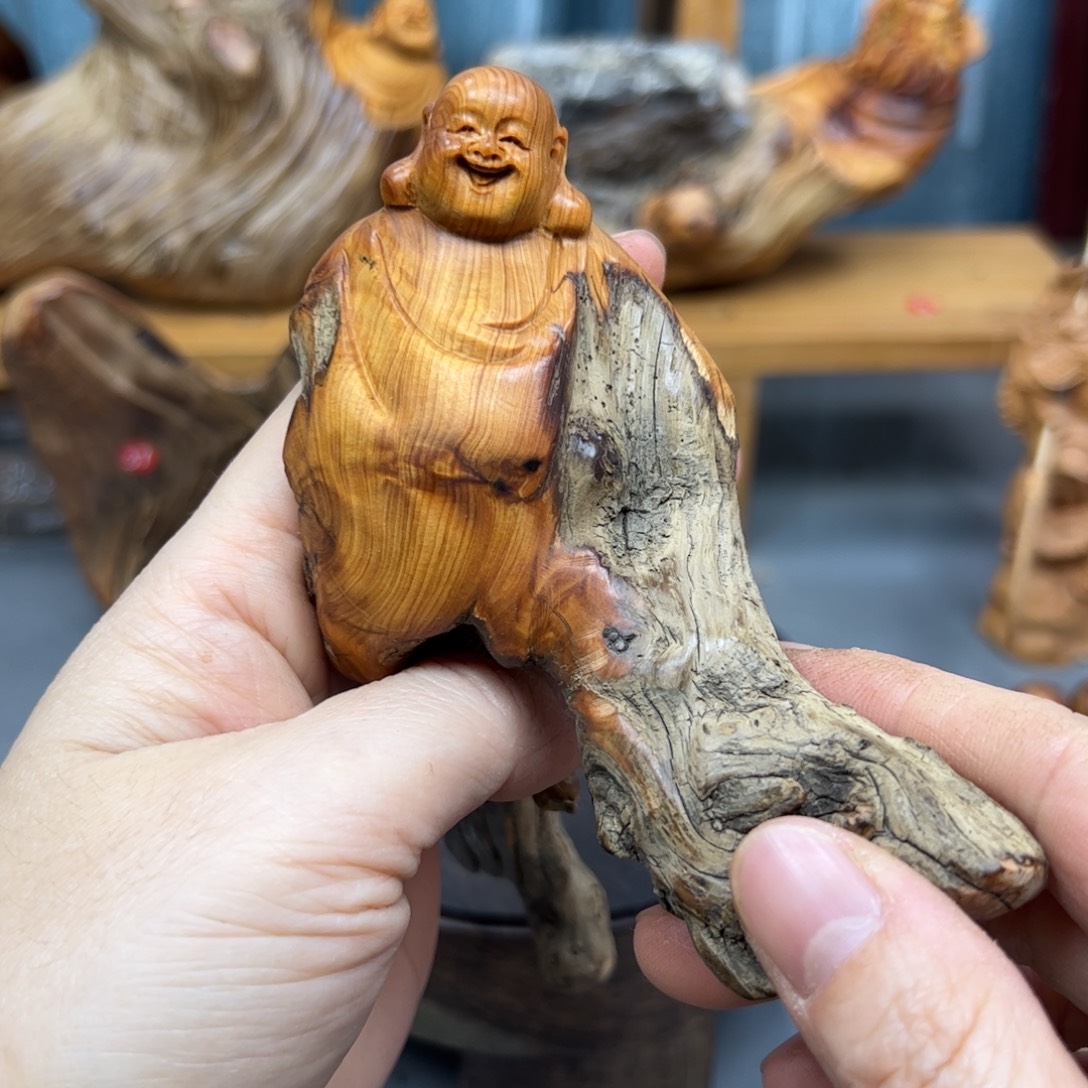 柏木崖柏木摆件手把件，33