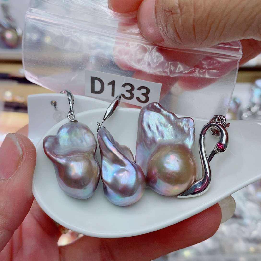 人***—银S925镶嵌淡水珍珠其他