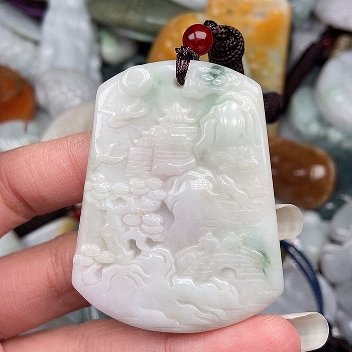 颈饰未镶嵌翡翠翡翠