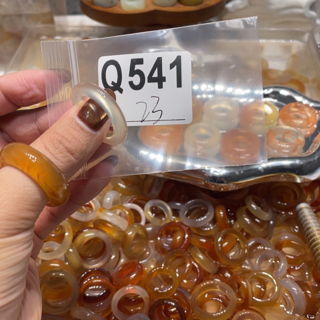 玛瑙/玉髓未镶嵌戒指541