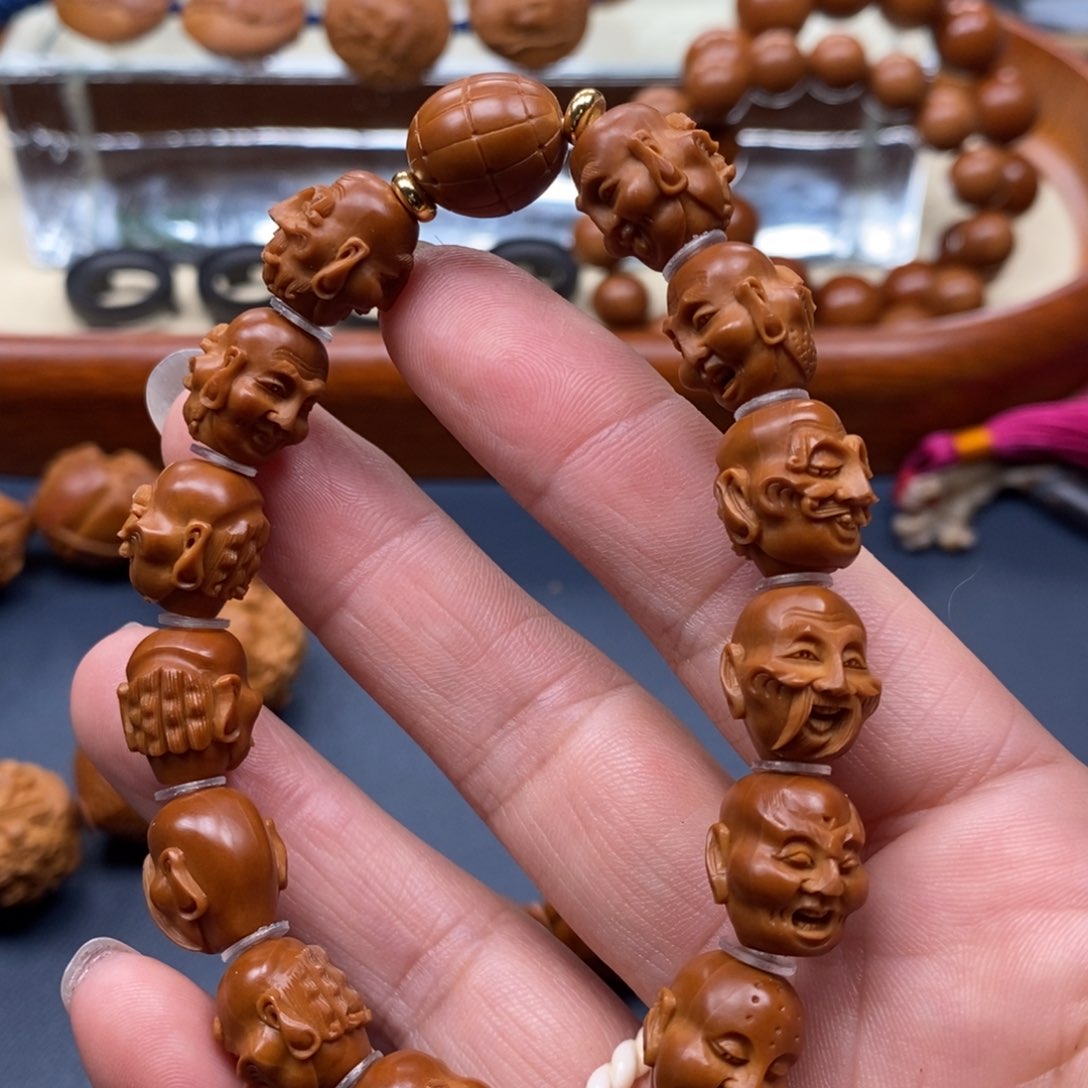 橄榄核手串/手链身**康小籽十八罗汉