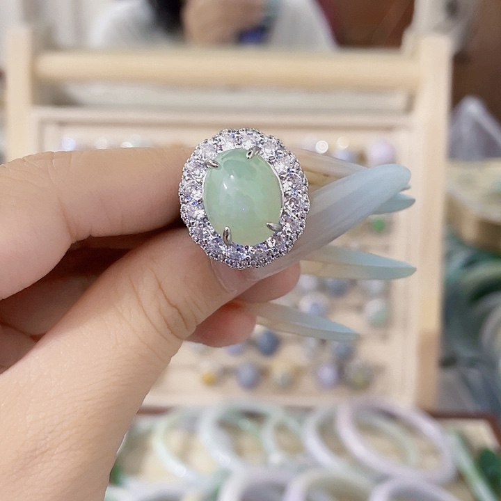 颈饰未镶嵌翡翠天然翡翠Ａ货