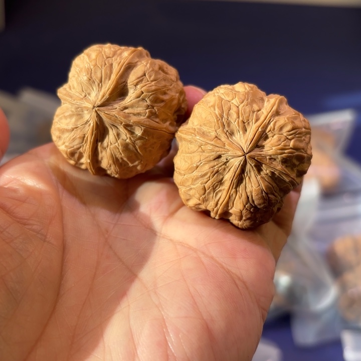 文玩核桃吊坠太子洞四棱