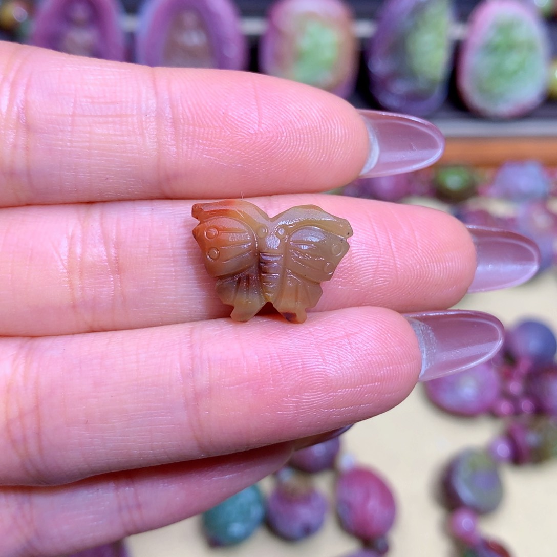 玛瑙挂件未镶嵌盐源