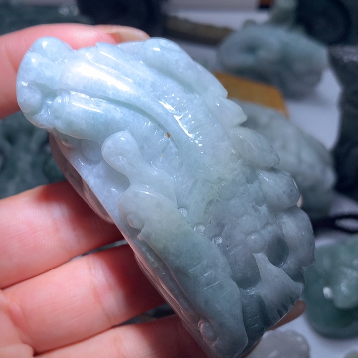 翡翠未镶嵌颈饰保真天然A货翡翠
