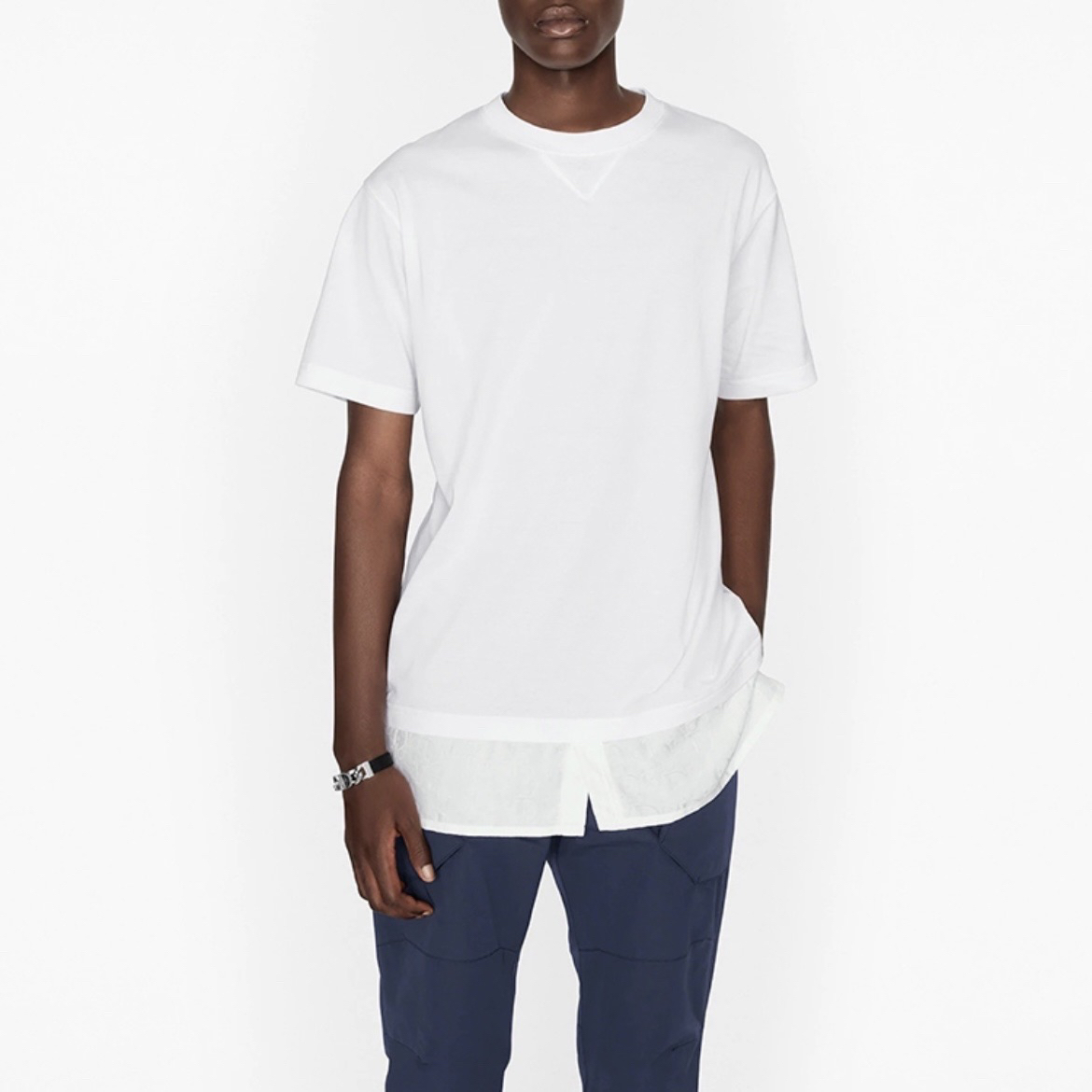 99新 DIOR/迪奥 6592/DIOR 后背满印圆领套头短袖/无洗标/95新